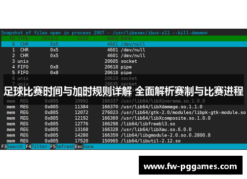 足球比赛时间与加时规则详解 全面解析赛制与比赛进程